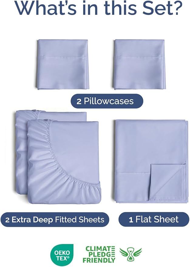 Extra Deep Split King Sheet Set - Image 2