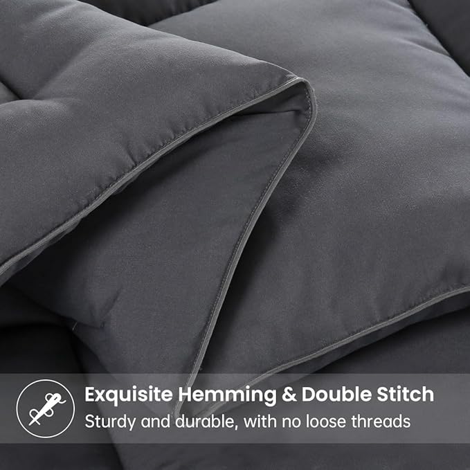 EASELAND Twin Size Down Alternative Comforter - Image 4
