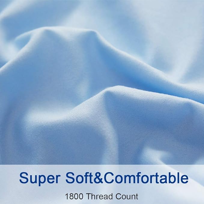 SONORO KATE Bed Sheet Set Super Soft Microfiber 1800 Thread Count Luxury - Image 5