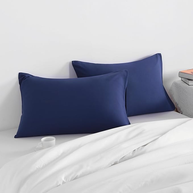 NTBAY King Pillow Cases Set of 2, 2 Pack Brushed Microfiber 20x40 Pillow Cases - Image 2