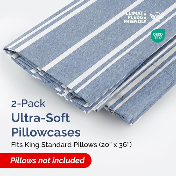 King Standard Pillow Cases Set of 2 - Image 2