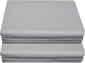 Lirex Flat Sheet, Twin Size Extra Soft Brushed Microfiber Flat White Sheets by Lirex