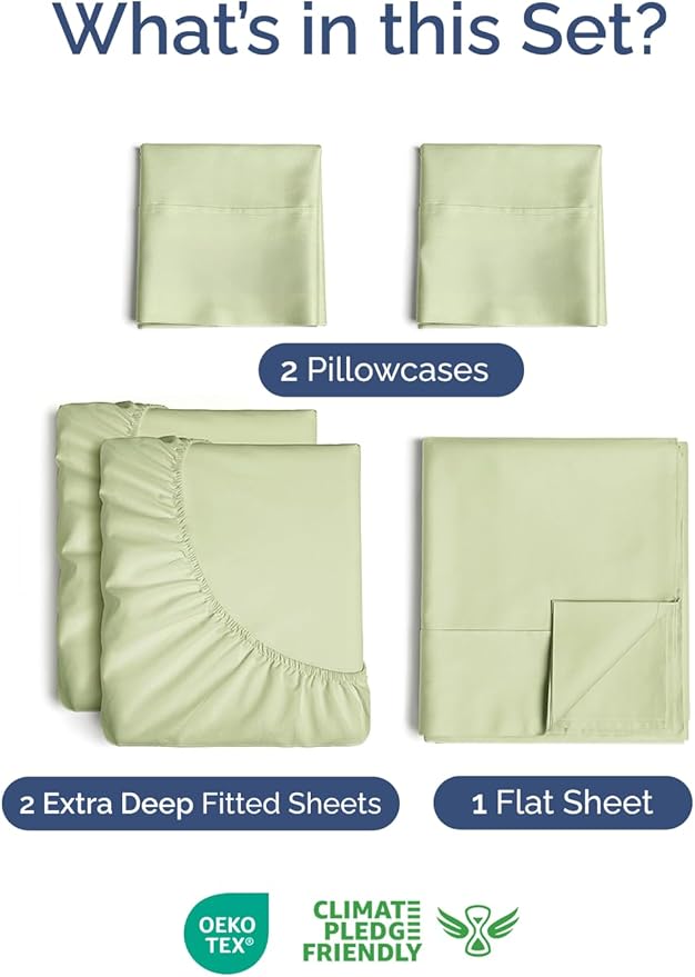 Extra Deep Split King Sheet Set - Image 2