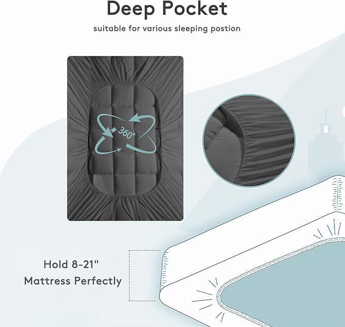 SameBed Mattress Topper Queen, Extra Thick Mattress Pad Cover - Image 4