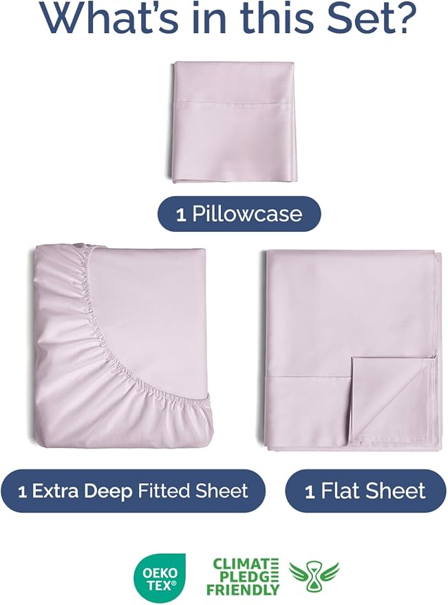 Extra Deep Twin Sheet Set - Image 2
