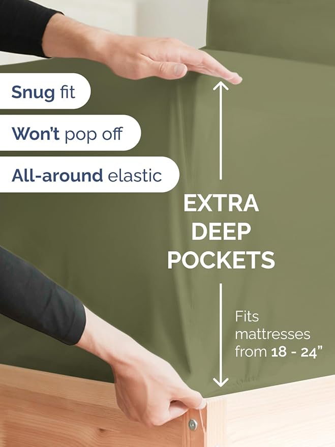 Extra Deep Queen Fitted Sheet - Image 2