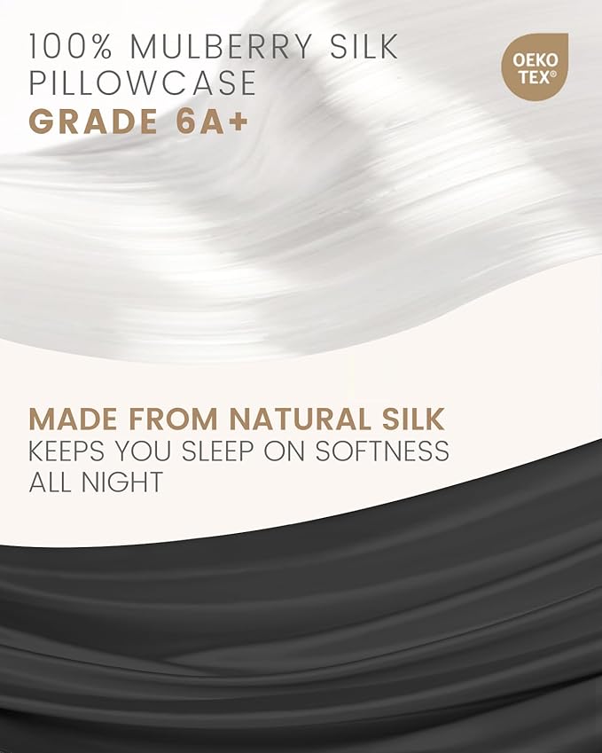 THXSILK 100% Pure Mulberry Silk Pillowcase - Image 4