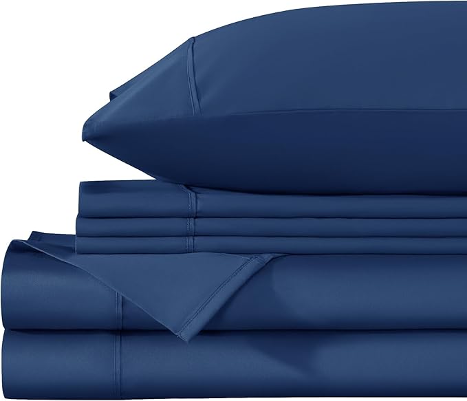 LBRO2M 1000 Thread Count 100% Egyptian Cotton Sheets Set 6 Piece Sets King Bed - Image 6