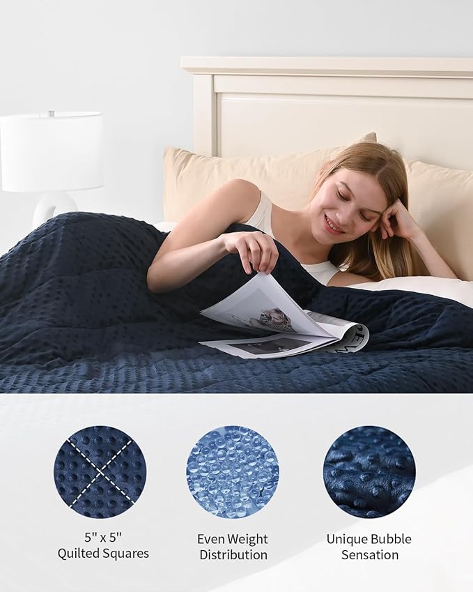 Mr. Sandman Weighted Blanket for Adults, Heavy Blanket for Woman, Man - Image 4