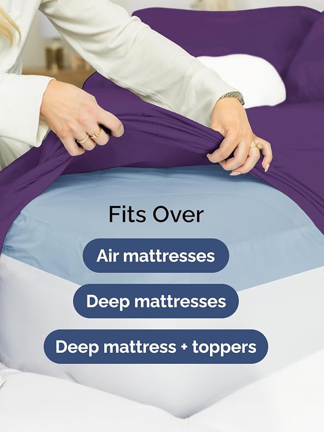 Extra Deep Twin Sheet Set - Image 6