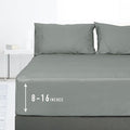 Sunflower Queen Fitted Sheet, 1-Piece Deep Pocket Fitted Bottom Sheet 16" by SunflowerHometexUS