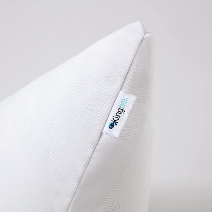 Feather Proof Pillow Protectors 22x22 Pack of 2 Waterproof Soft Bamboo Viscose - Image 5