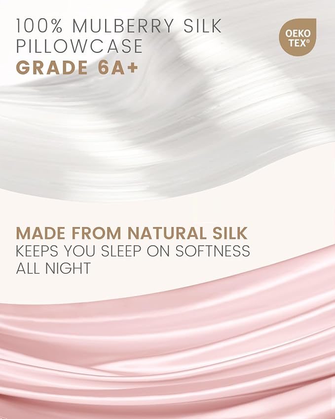 THXSILK 100% Mulberry Silk Pillowcase - Image 2