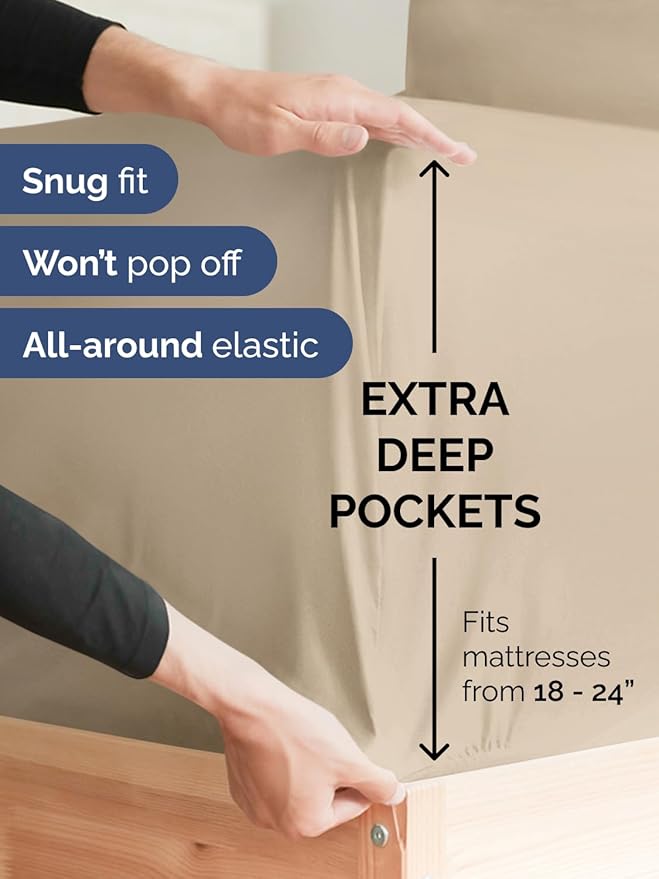 Extra Deep Queen Fitted Sheet - Image 2