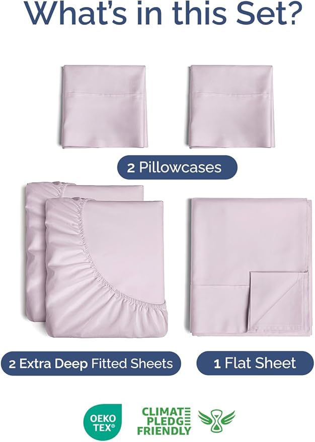Extra Deep Split King Sheet Set - Image 2
