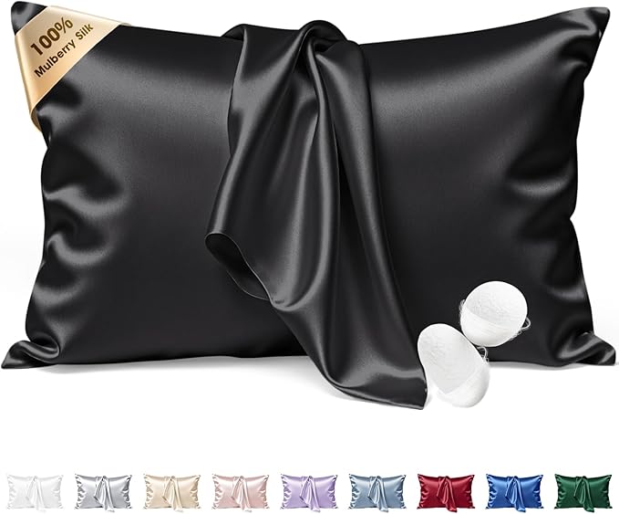 Silk Pillow Cases Queen Size 100% Mulberry Silk Pillowcase by BRINGYOUTHEBEST