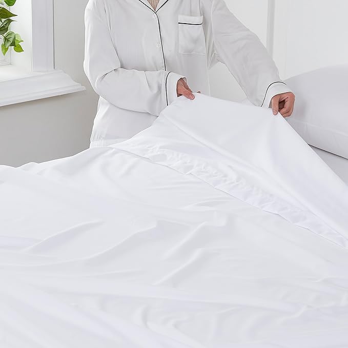 Sweet Home Collection Queen Flat Sheet - Image 4