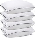 King Size Bed Pillows for Sleeping 4 Pack, Luxury Hotel Pillows, Comfortable by Higoom