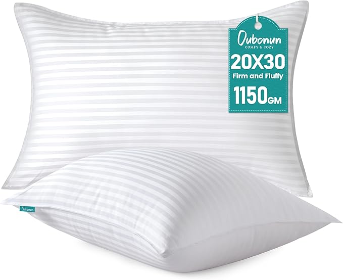 Oubonun Queen Size Pillows Set of 2 by Oubonun