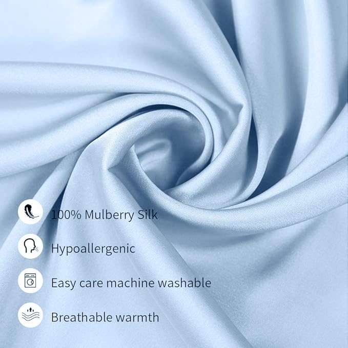 Jocoku 100% Mulberry Silk Pillowcases Set of 2 - Image 2