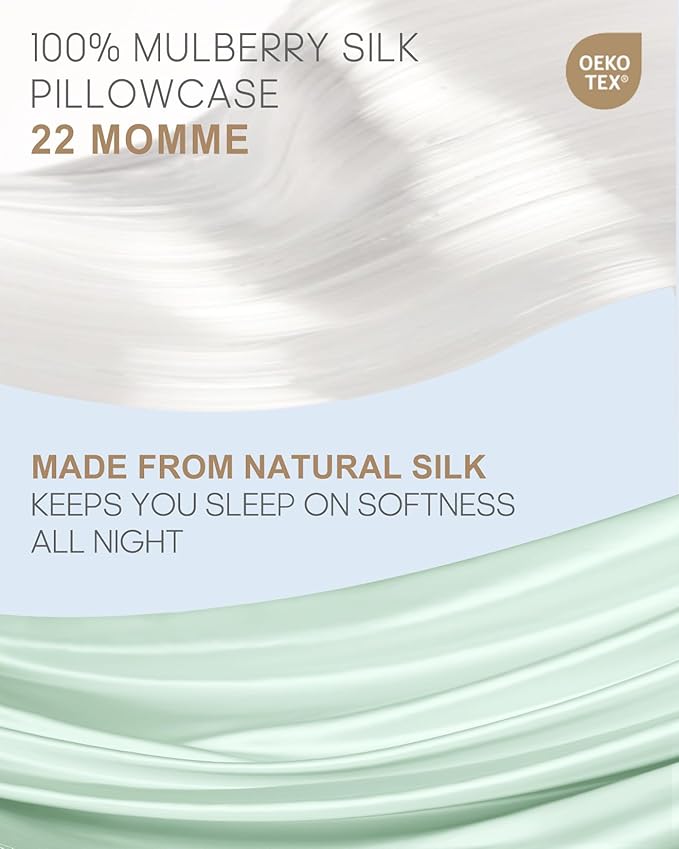 THXSILK Set of 2 Silk Pillowcase - Image 2