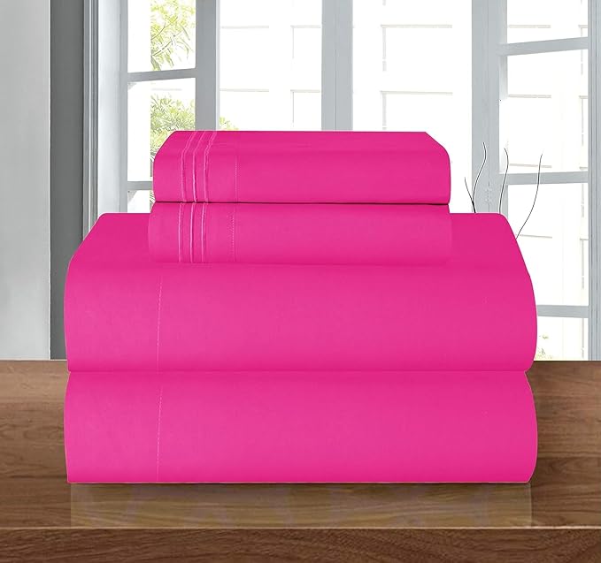 Elegant Comfort Luxury 1500 Premium Hotel Quality Microfiber 4-Piece Sheet Set - Image 2