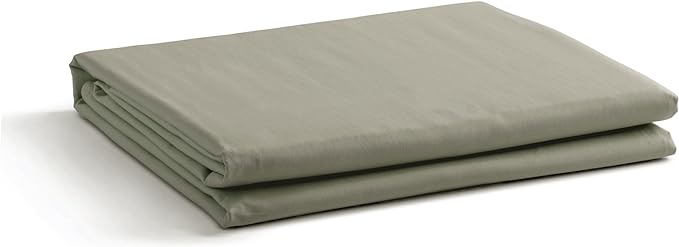 Linen Home 100% Cotton Percale 1 Flat Sheet, King Size by LINENHOME