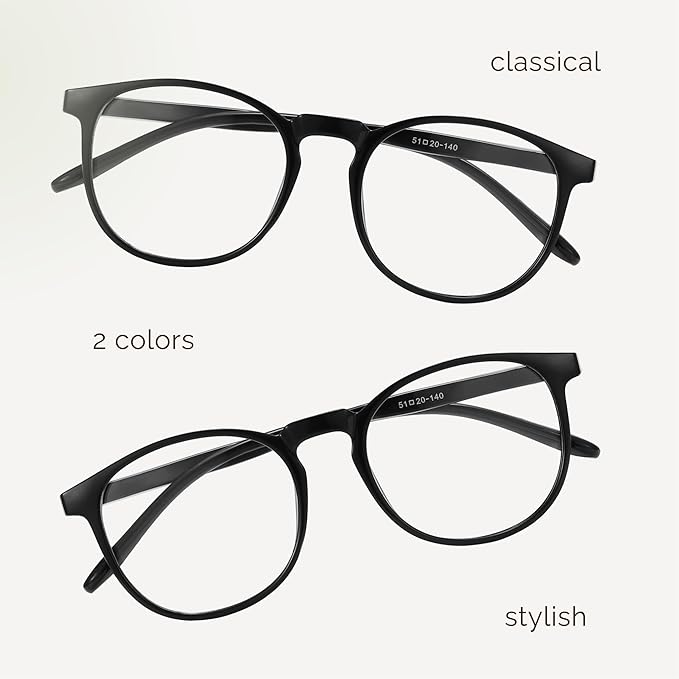 IBOANN Blue Light Glasses for Woman/Men, Fashion Blue Light Glasses Men - Image 6