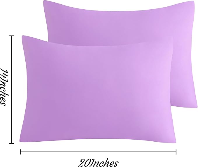 NTBAY Toddler Pillow Cases Set of 2, 2 Pack Brushed Microfiber 14x20 Pillow - Image 4