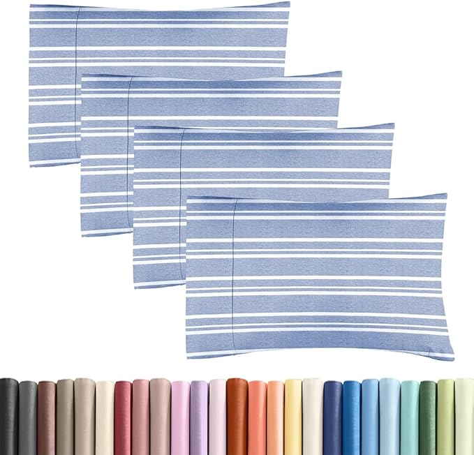 Standard Pillow Cases Set of 4 by CGKUnlimited