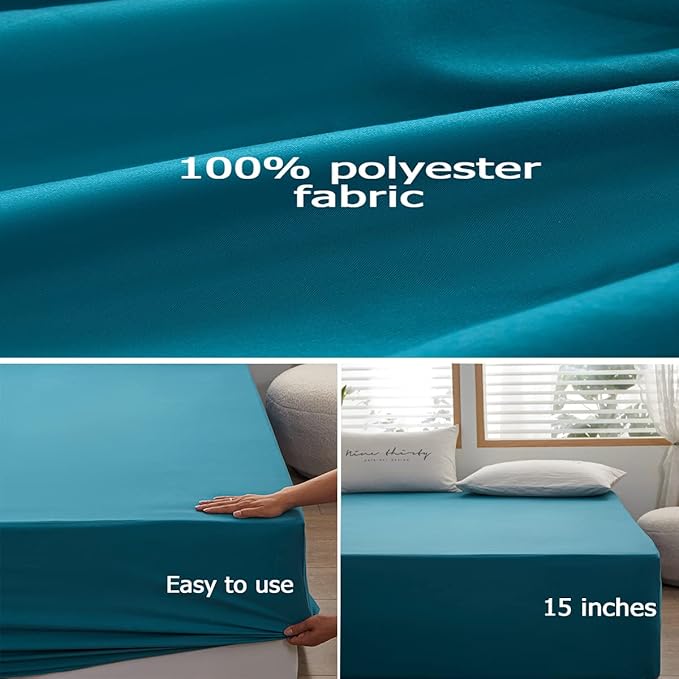 Bedding King Size Fitted Sheet Only - Image 3