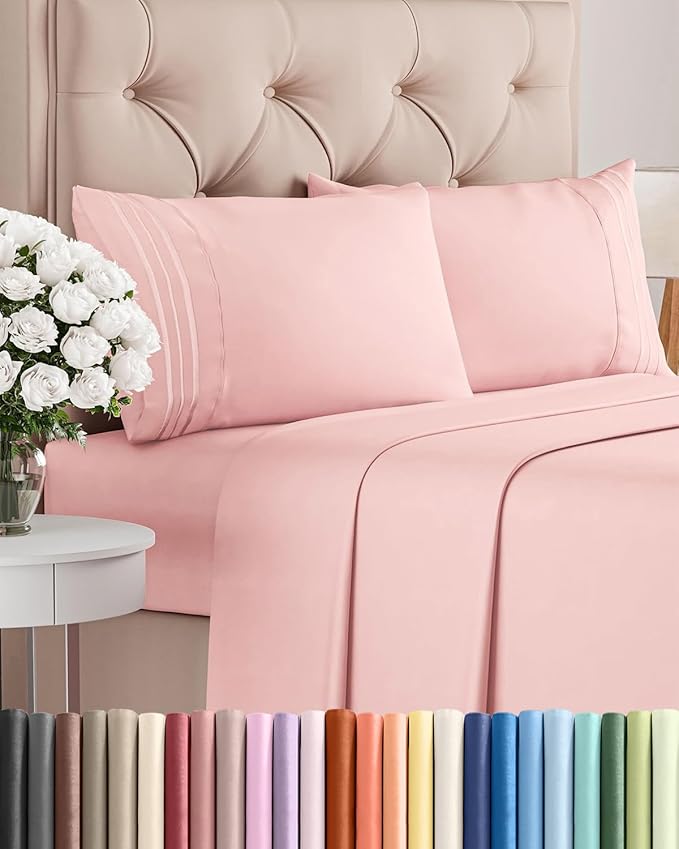 Cal King Size 4 Piece Sheet Set by CGKUnlimited