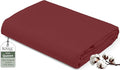 Royale Linens 100% Organic Cotton Queen Flat Sheet Only by ROYALELINENS