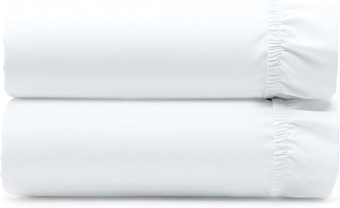 California Design Den 2-Pack 100% Organic Cotton Fitted Sheets Cal King Size by CaliforniaDesignDen