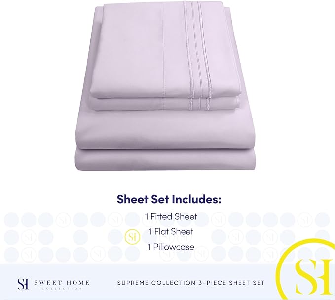 Twin XL Sheets - Breathable Luxury Sheets - 1800 Supreme Collection Extra Soft - Image 4
