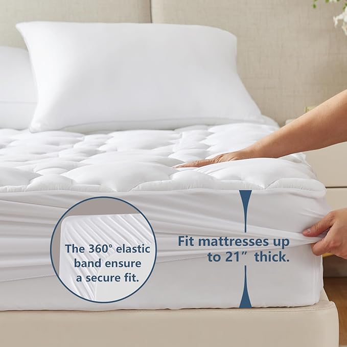 CozyLux Twin Mattress Pad - Image 5