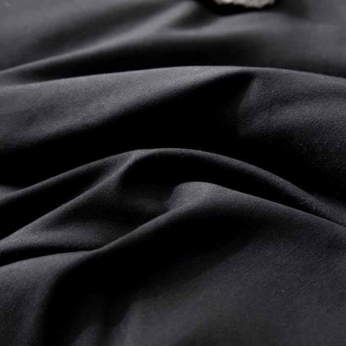 ROSGONIA California King Comforter Set Black, All Season Bedding Soft Bedspread - Image 8