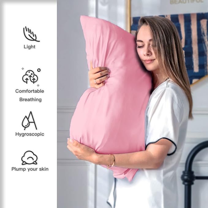 Mulberry Silk Pillowcase for Hair and Skin Pillow Case - Image 3
