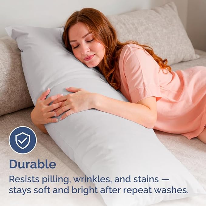 Body Pillowcases Set of 4-20x54 Long Body Pillow Case - Image 4