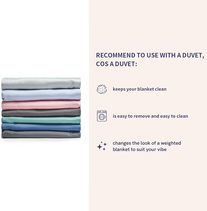 YnM King Size Weighted Blanket for Adults, Exclusive Smallest Compartments - Image 7