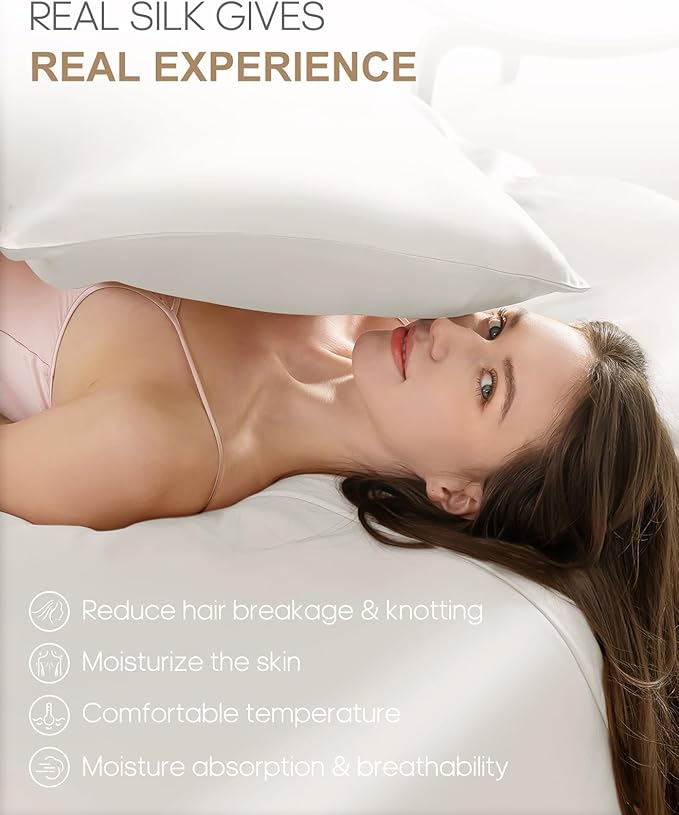 THXSILK 100% Mulberry Silk Pillowcase - Image 3