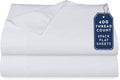 California Design Den 2 Pack Flat Sheets Only Queen Size by CaliforniaDesignDen
