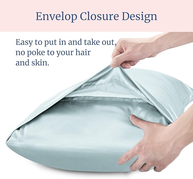 BEDELITE Satin Pillowcase for Hair and Skin, Super Soft Similar to Silk Pillow - Image 6