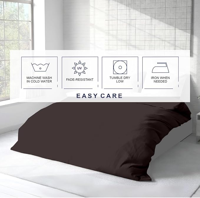 Kotton Culture 1 Pc Duvet Cover King Size-100% Egyptian Cotton 600 Thread Count - Image 6
