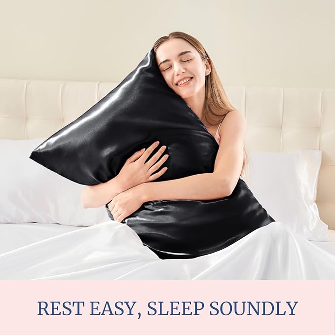 BEDELITE Satin Pillowcase for Hair and Skin, Super Soft and Cooling Similar to - Image 5