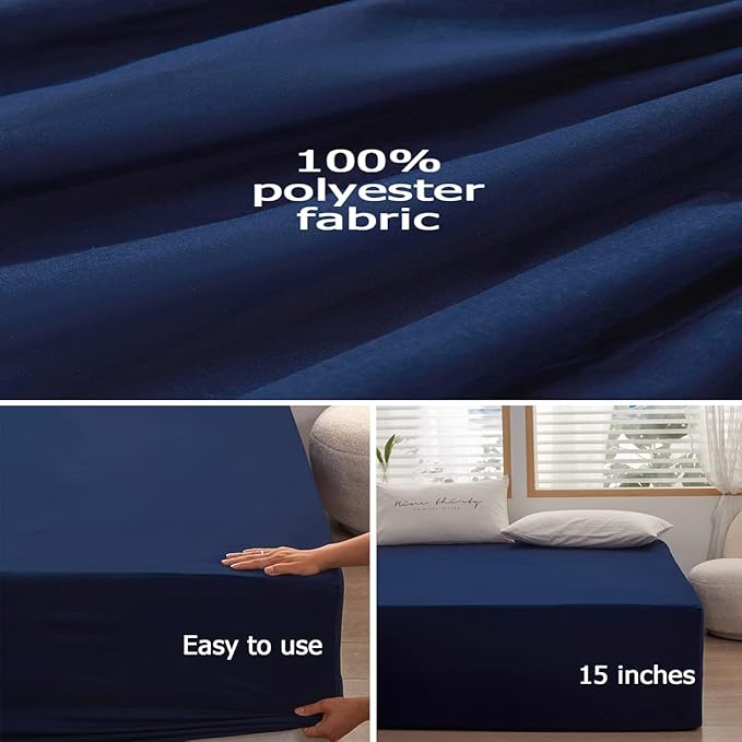 Bedding King Size Fitted Sheet Only - Image 3