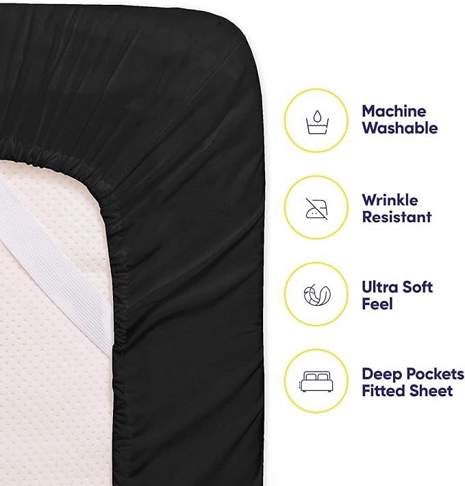 Sweet Home Collection 6 Piece 1500 Supreme Collection Brushed Microfiber Deep - Image 3