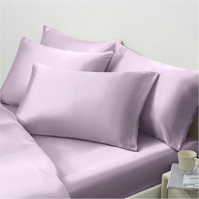 100% Mulberry Silk Pillowcase for Hair and Skin Made in USA, Pure 22 Momme Silk - Image 2