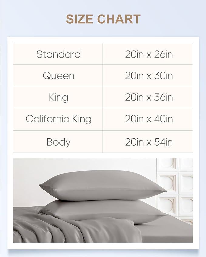 THXSILK Set of 2 100% Mulberry Silk Pillowcases - Image 9