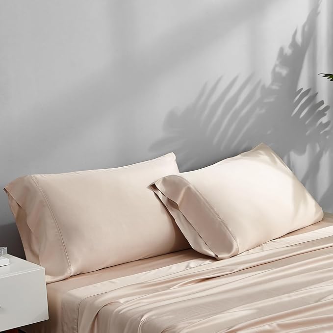 ACCURATEX Cooling Pillow Cases Set of 2, Rayon Derived from Bamboo, Soft - Image 2